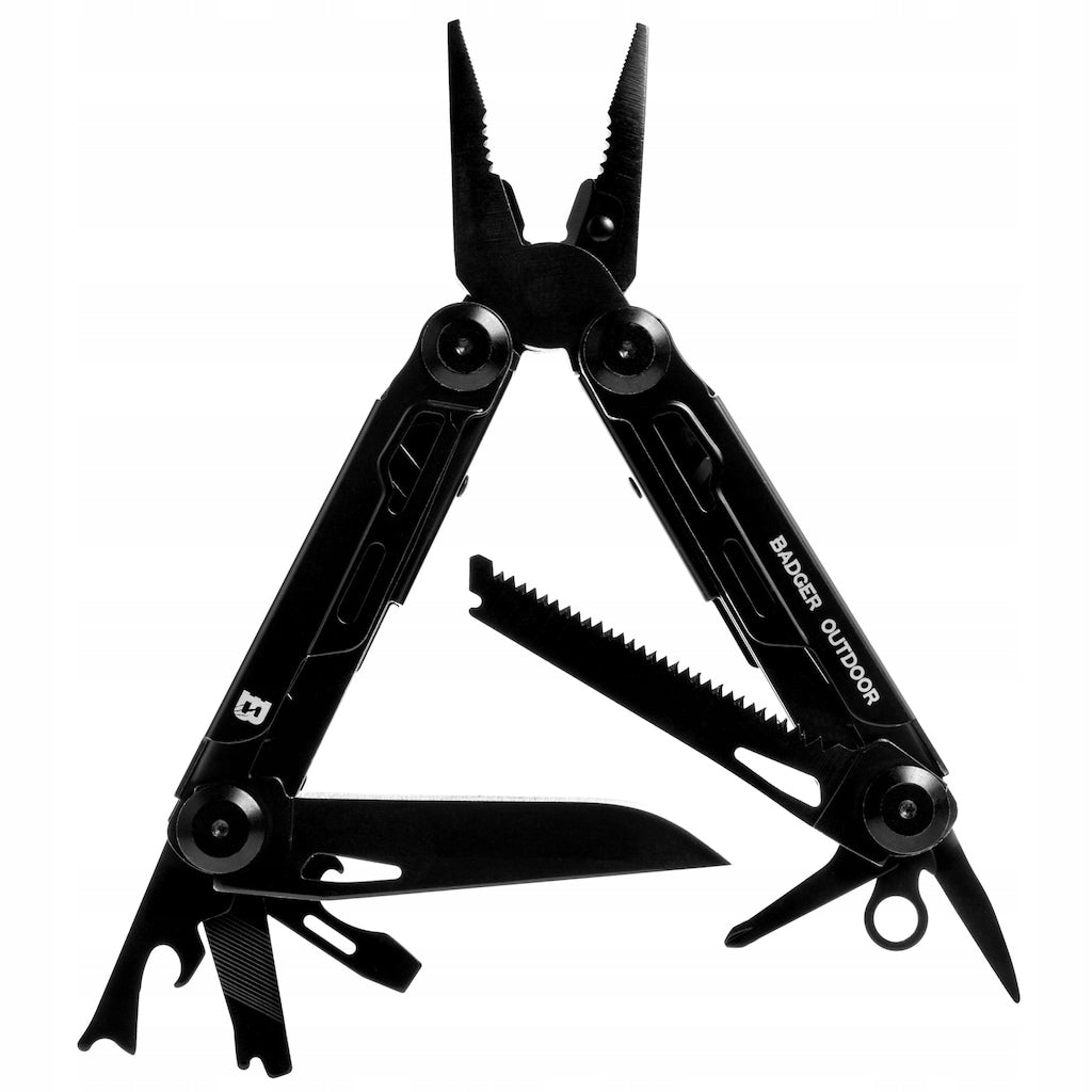 Multitool Multifunctional Survival Tool EDC Badger Outdoor Thorn Black Manufacturer code BO-MT-S4B