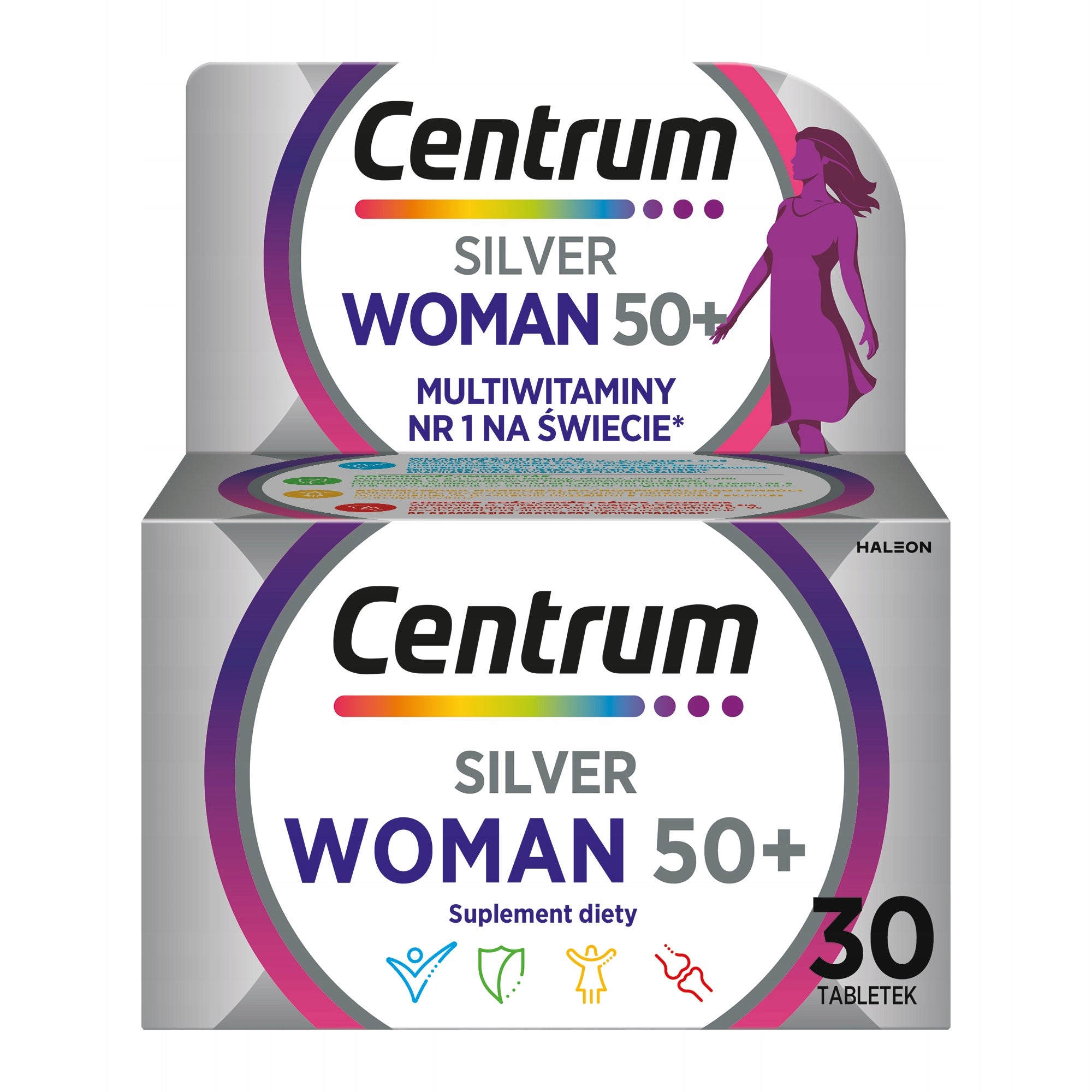 Multivitamin Center WOMAN 50+ for women minerals vitamins 30 tablets
