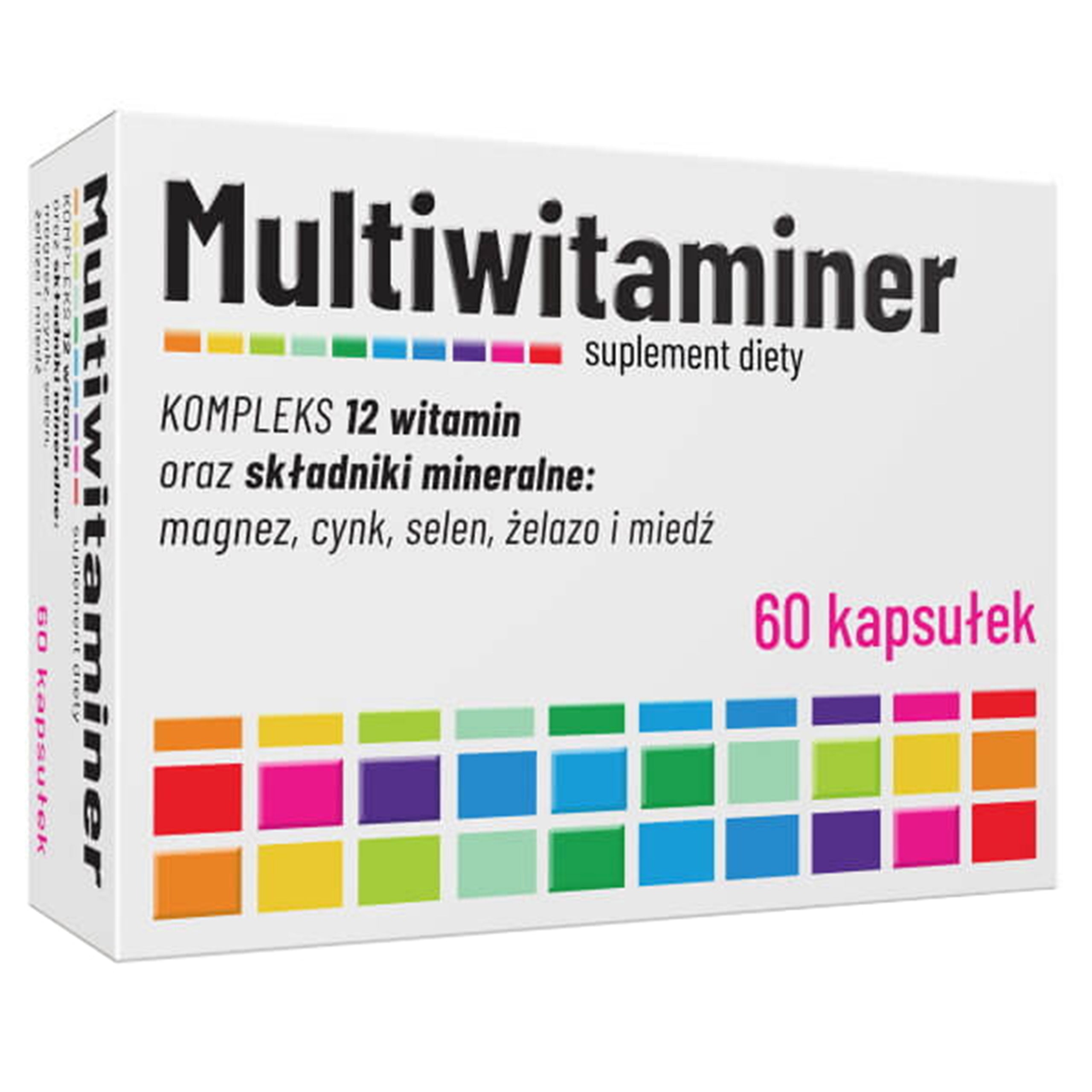 Multivitamin complex of 12 vitamins and minerals ALG Pharma 60 capsules Manufacturer code 5908288910163