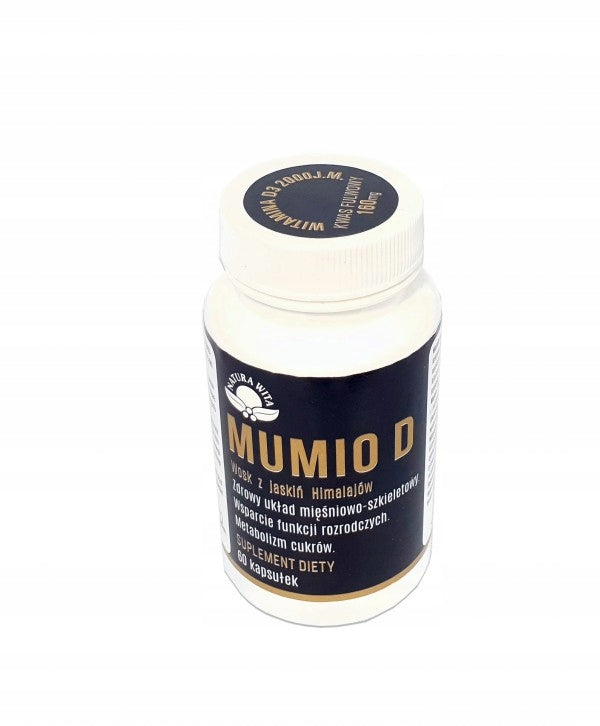 Mumio D 60caps. bone joints Natura Wita EAN (GTIN) 5902194544214