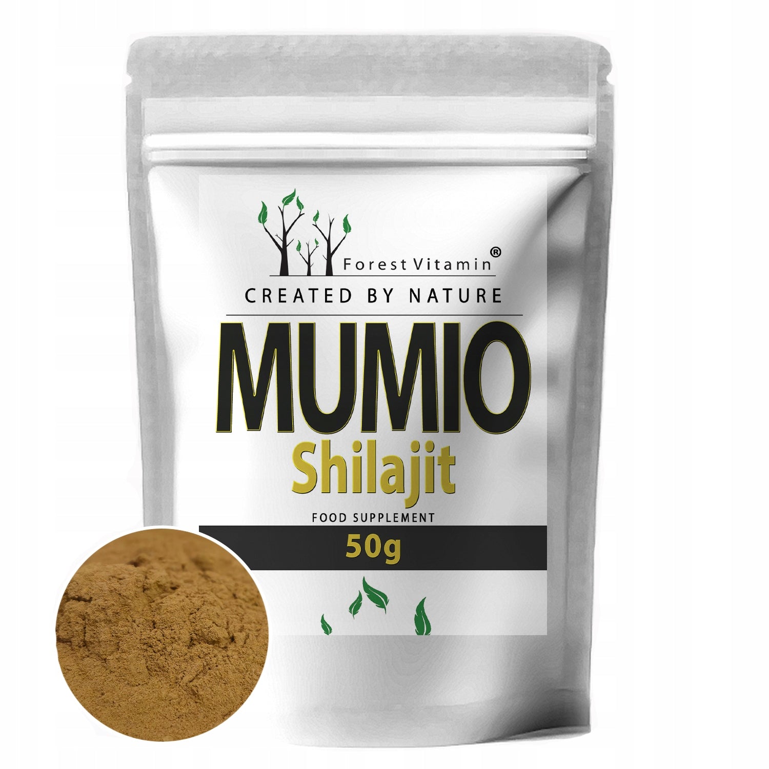 Mumio Shilajit 50g DER Extract 10:1 Fulvic Acids PURE POWDER VEGE