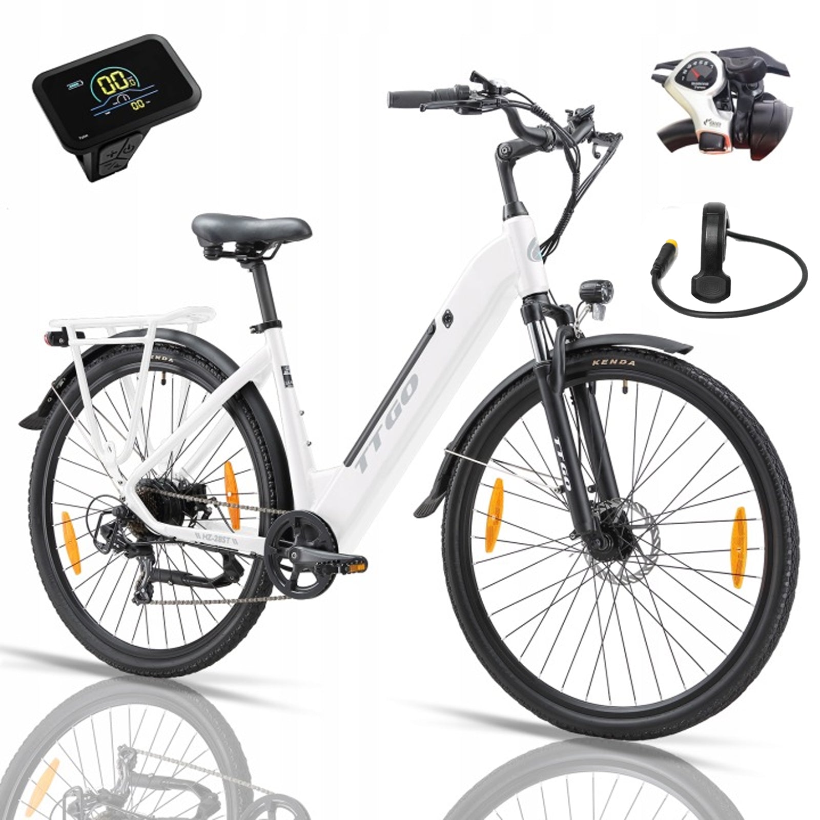Municipal Electric Bikes TTGO THZ 28ST 250W 36V 20AH 120km 28"*1,75"Ebike