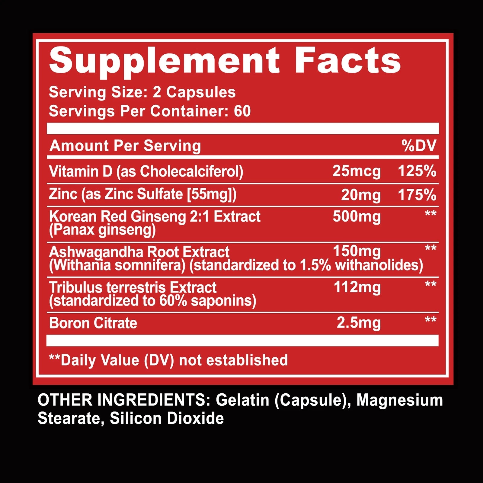 Muscle Builder – Ashwagandha, Tribulus – Supports muscle growth and increases s Packaging status original