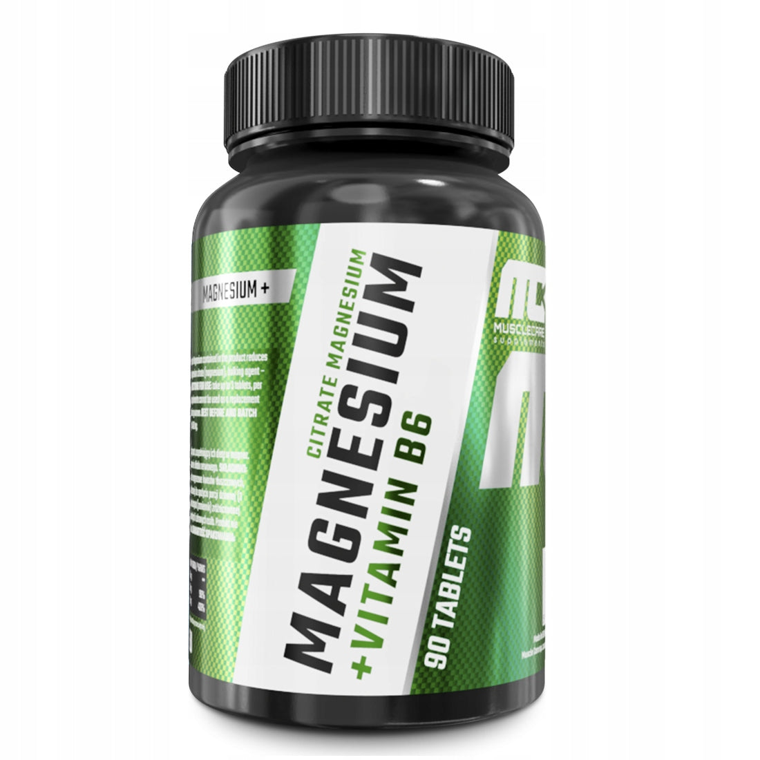 Muscle Care Magnesium 90 tabs Expiration date at least six months from the date of purchase