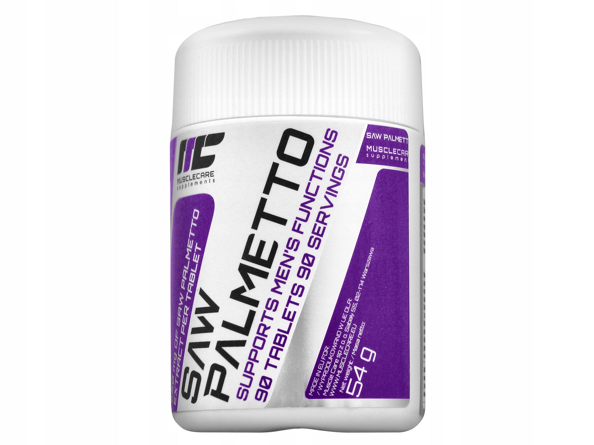Muscle Care Saw Palmetto - 90 tablets Weight 90 g
