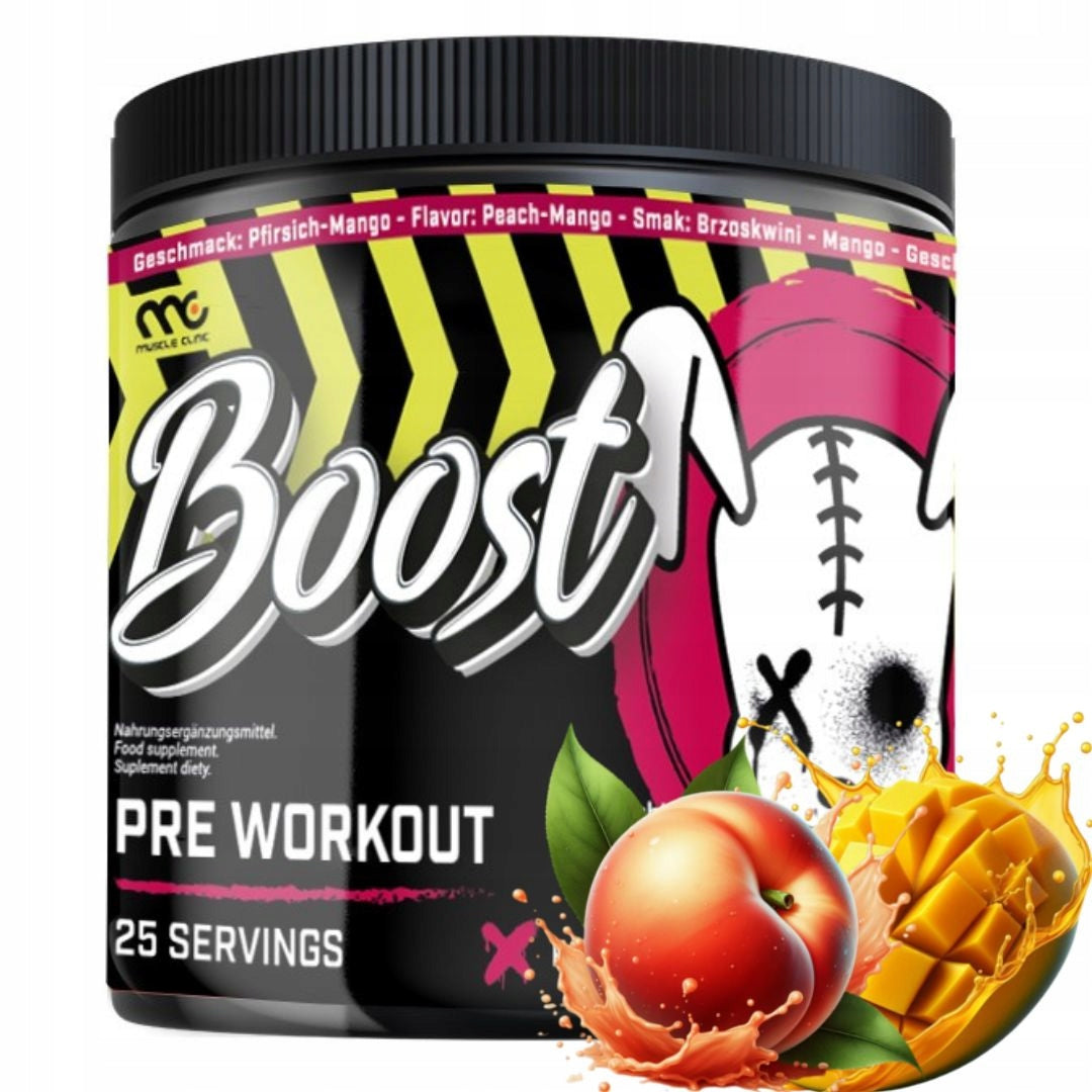 Muscle Clinic Boost 250g Pre-Workout pre-workout citrulline arginine
