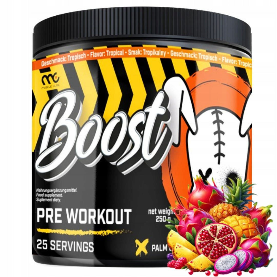 Muscle Clinic Boost 250g Pre-Workout pre-workout citrulline arginine