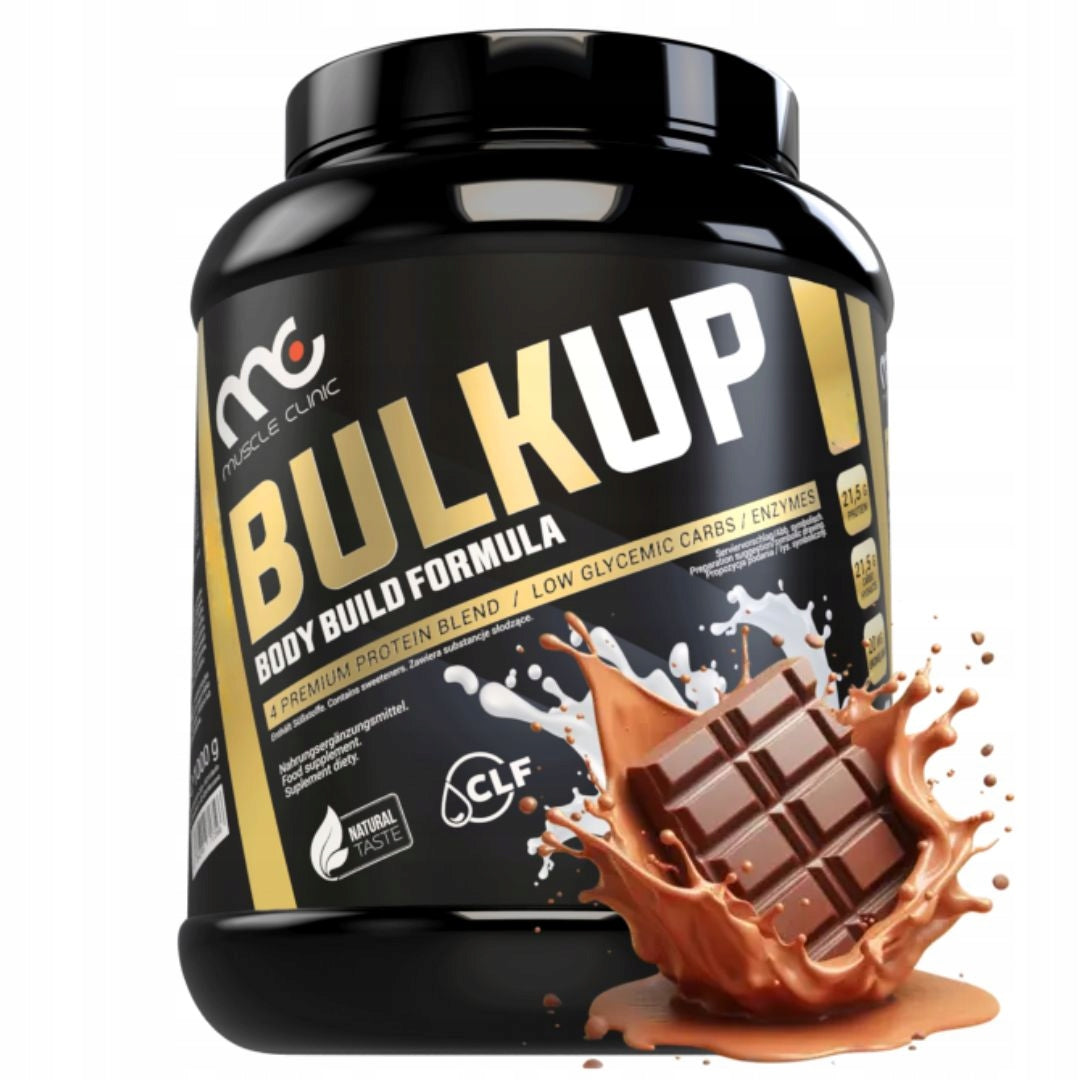 Muscle Clinic BulkUp 2700g wpc wpi wph carbohydrates bulk chocolate