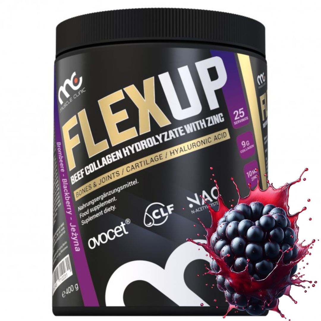 Muscle Clinic Flex Up 400 g FlexUp blackberry collagen joints hair colla skin