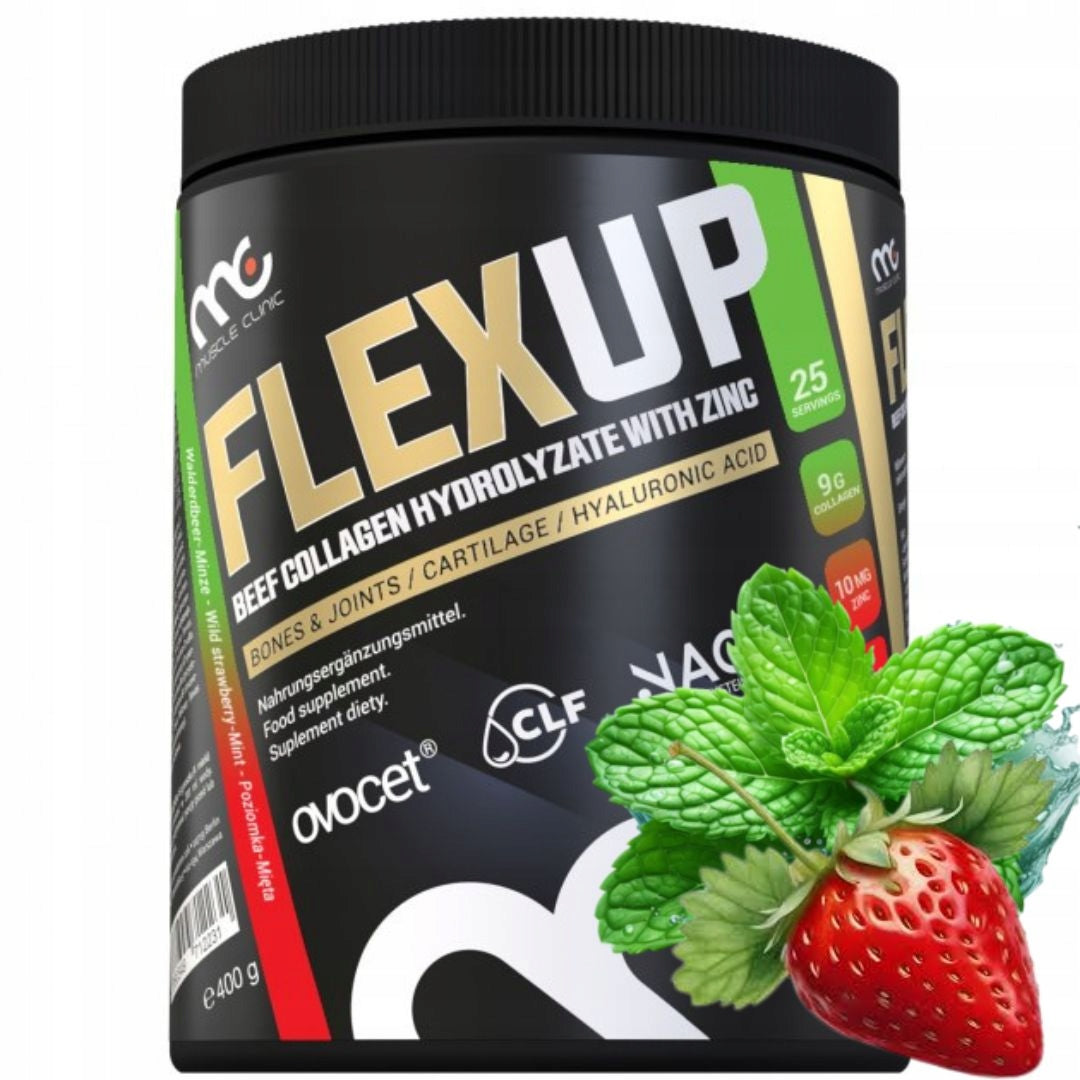 Muscle Clinic Flex Up 400 g FlexUp strawberry collagen joints hair colla skin