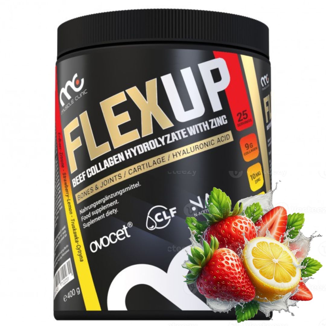 Muscle Clinic Flex Up 400 g FlexUp strawberry-lemon collagen joints hair
