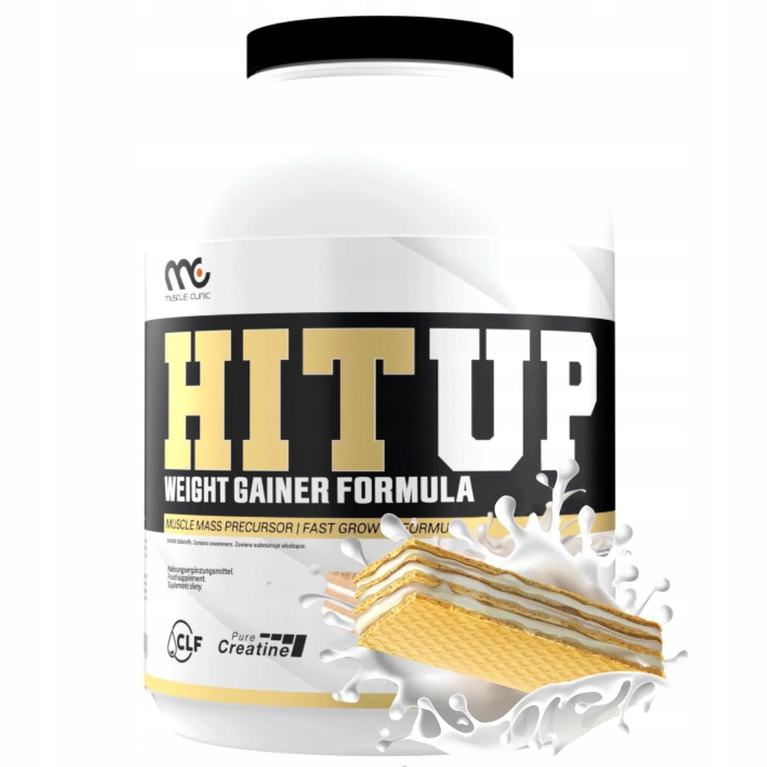 Muscle Clinic HitUp 3000G wafer gainer mass protein carbohydrate creatine