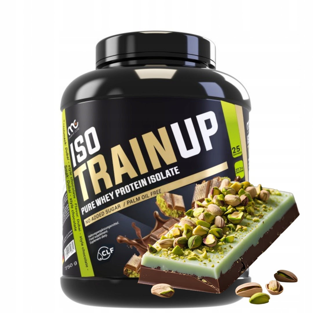 Muscle Clinic Iso Train Up 2250g WPI protein isolate Dubai chocolate