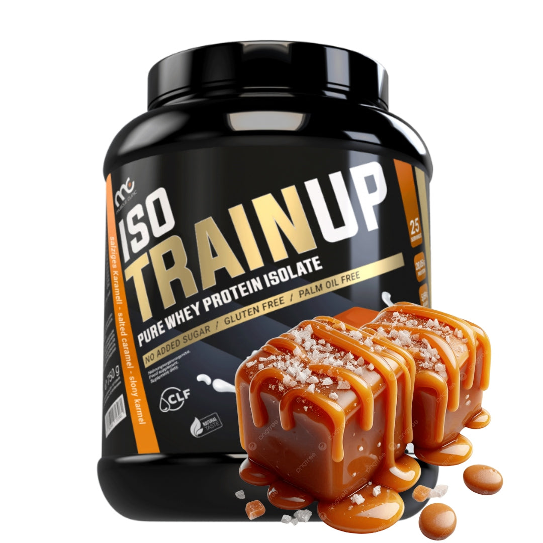 Muscle Clinic Iso Train Up 750g WPI salty caramel protein isolate