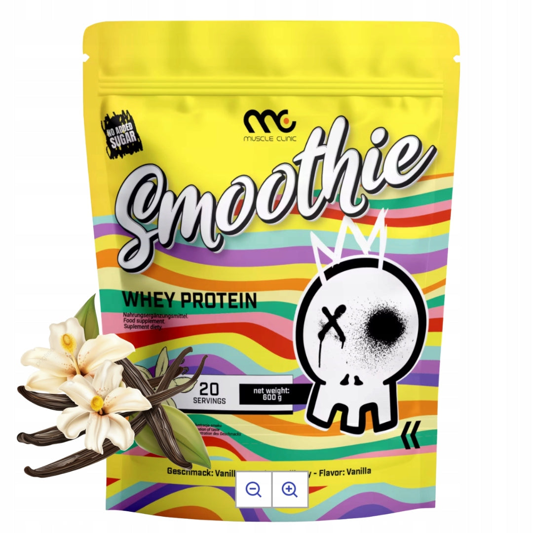Muscle Clinic Smoothie Whey Protein 600g WPC 86% tasty protein