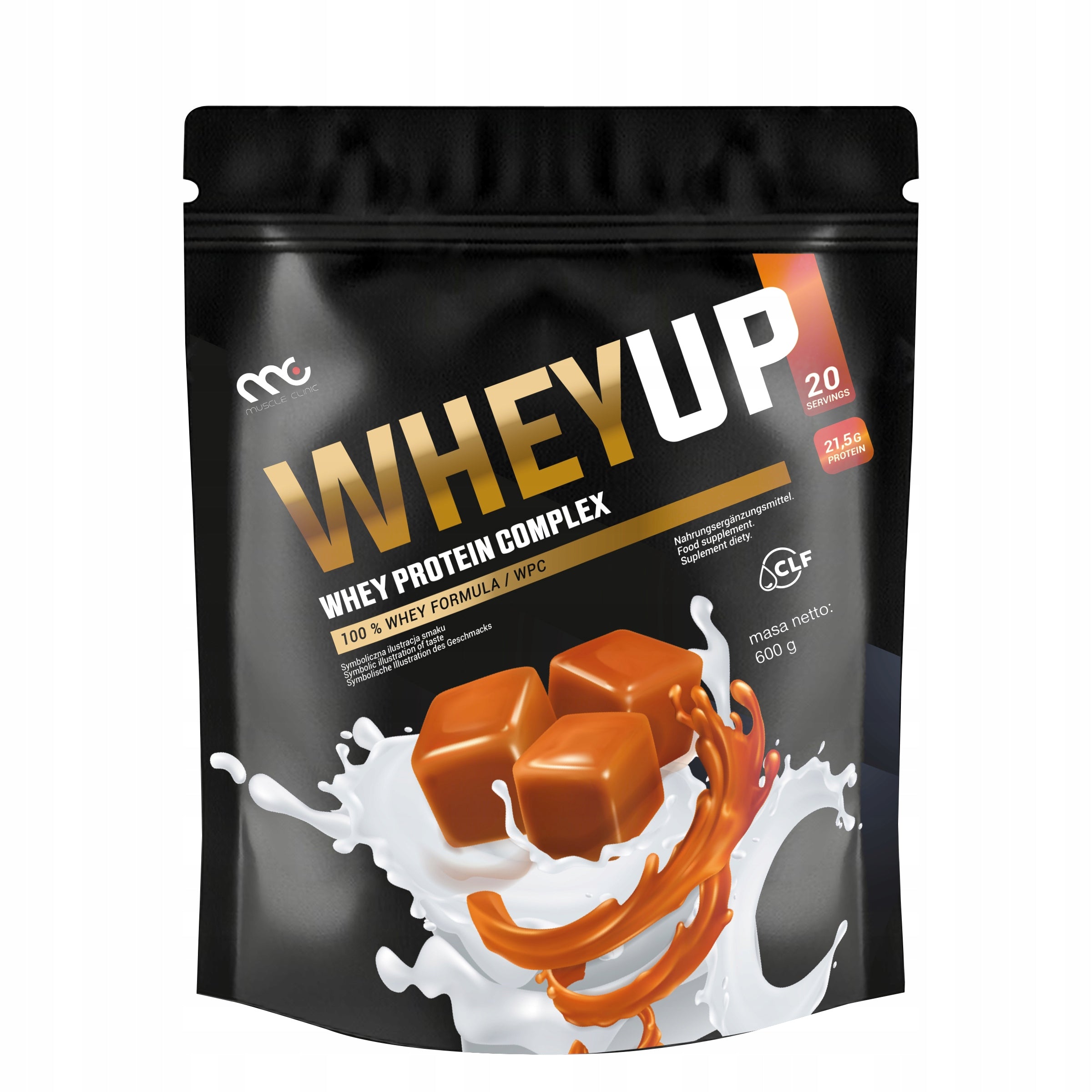 Muscle Clinic WheyUp 600 g Protein Concentrate Whey Ice Cream