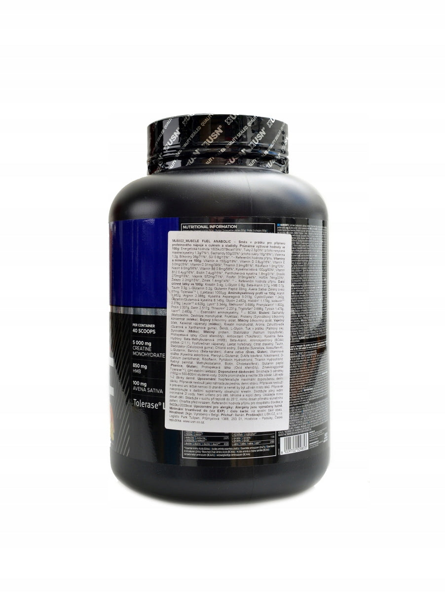 Muscle Fuel Anabolic 2000 g USN čokoláda Packaging status original