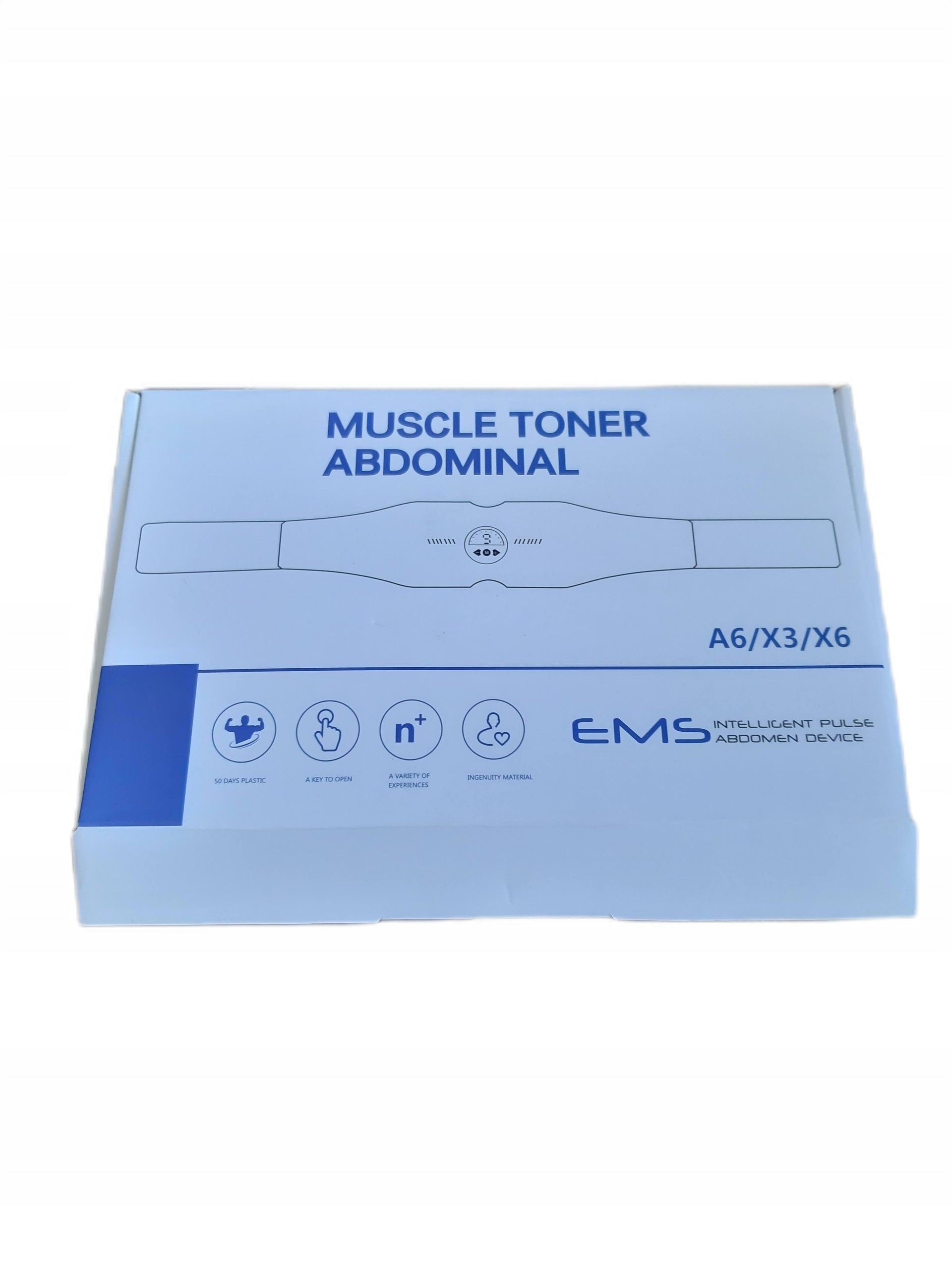Muscle Stimulator A6/X3/X6 EMS Belt BLACK with BLUE Brand no brand