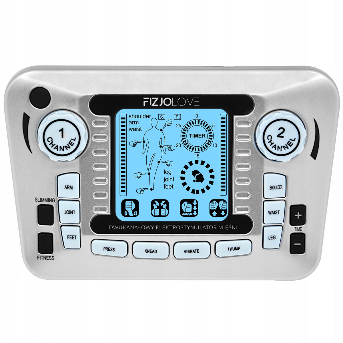 Muscle electrostimulator AS979 23 electrodes Gloves Band FIZJOLOVE Brand FIZJOLOVE