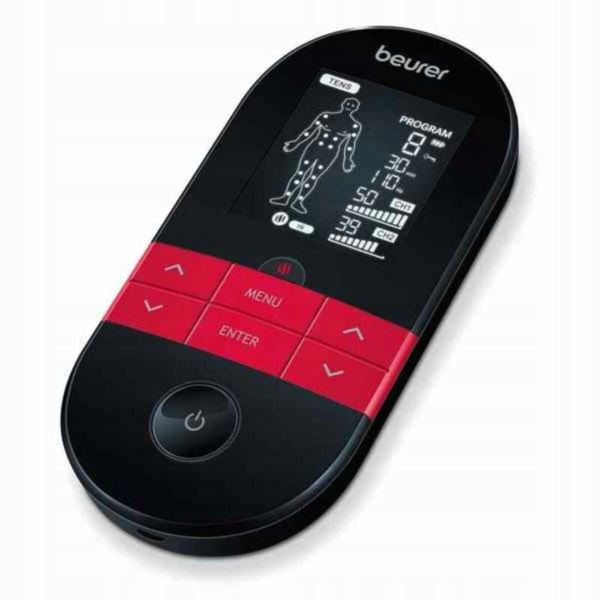 Muscle electrostimulator Beurer EM 59 universal size Body parts hips stomach calves back buttocks shoulders thighs