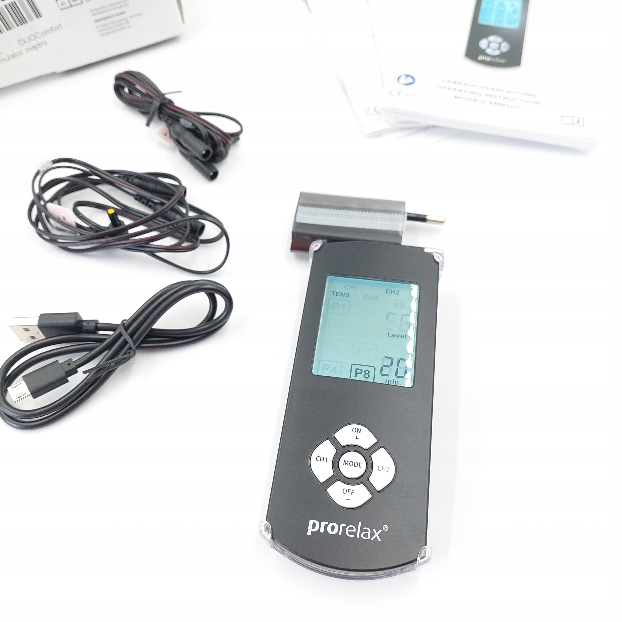 Muscle electrostimulator Prorelax DuoComfort 49702 Brand Prorelax