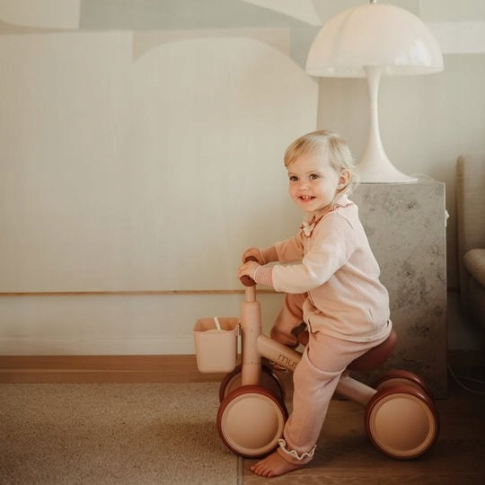 Mushie Balance Bike for Kids 1 Year and Up Blush Model Mushie Rowerek biegowy