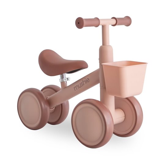 Mushie Balance Bike for Kids 1 Year and Up Blush