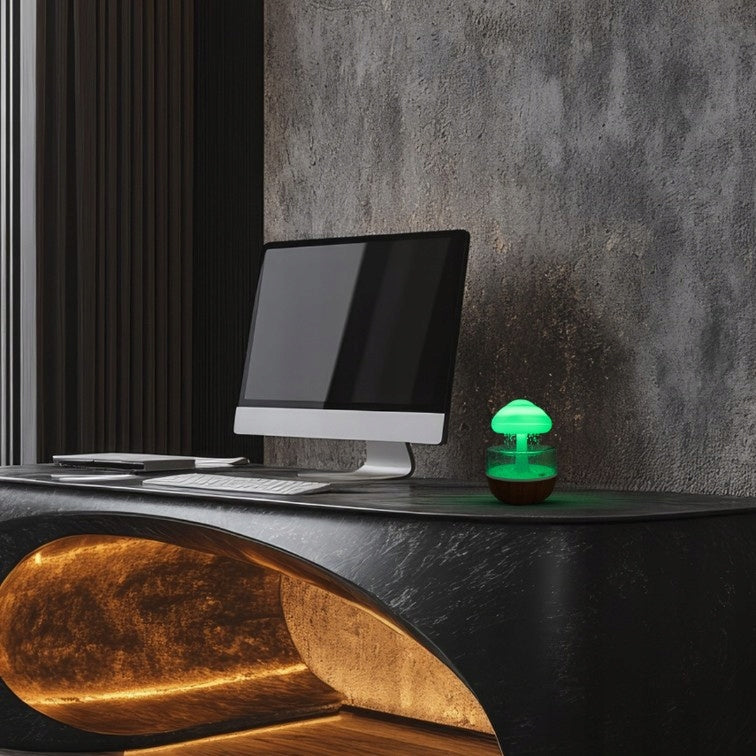 Mushroom Air Humidifier - Rain Cloud Diffuser Effect Brand no brand
