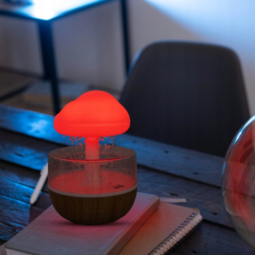 Mushroom Air Humidifier - Rain Cloud Diffuser Effect Model MD1111