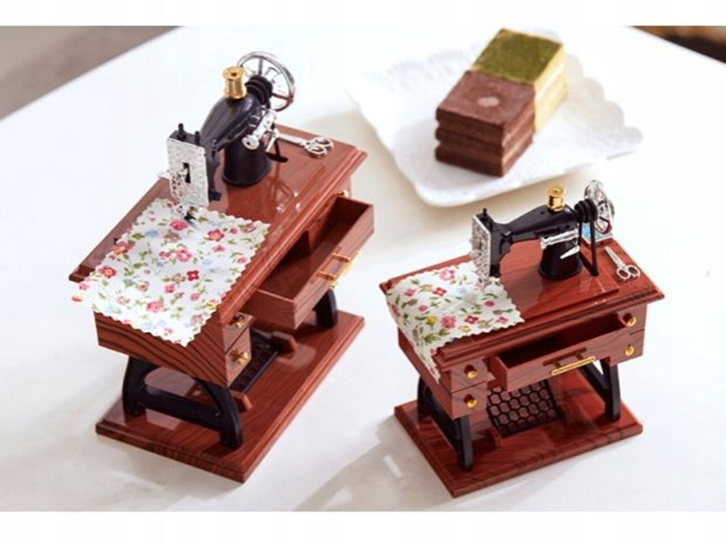 Music Box Mechanical Sewing Machine Winded For Eliza Manufacturer code 53071