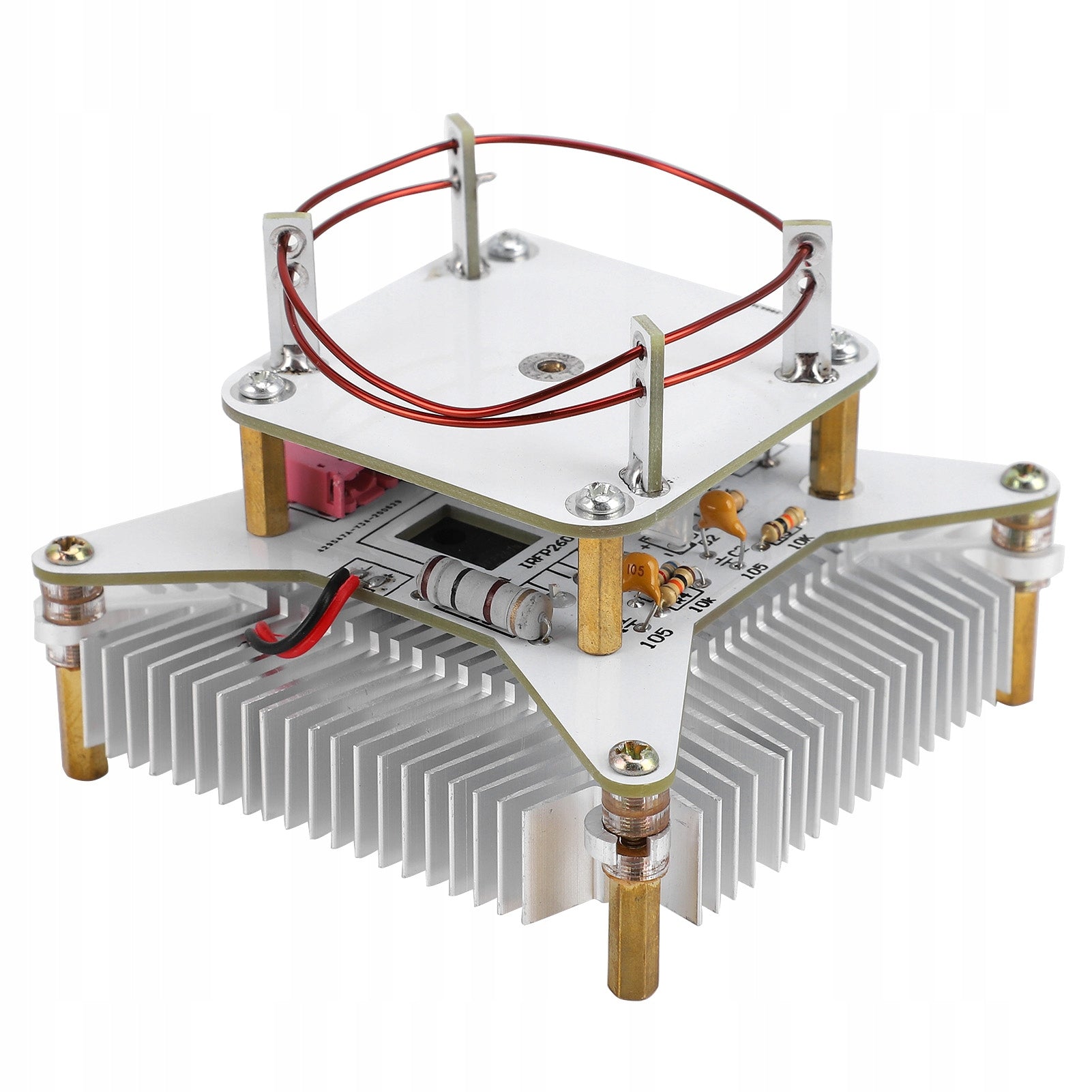 Music Plasma Speaker with Tesla Coil Wireless Audio Transmission Ze