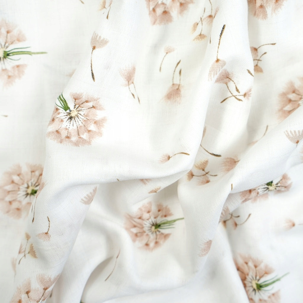 Muslin Diaper 40x40 Dandelions Beige Szymex EAN (GTIN) 5905214956141