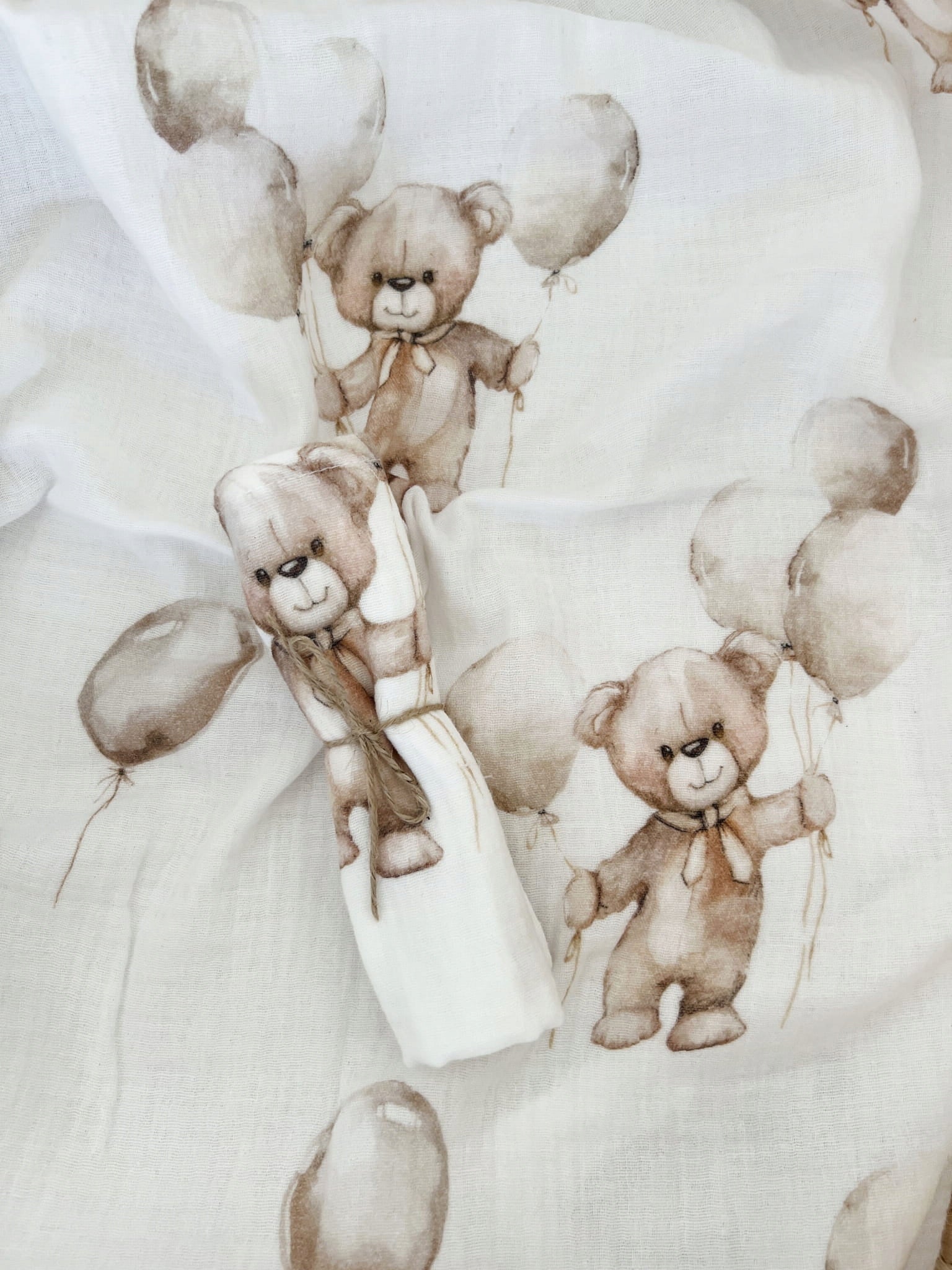 Muslin Diaper Pour 30x30 "Balloons" Pastelier Dreams