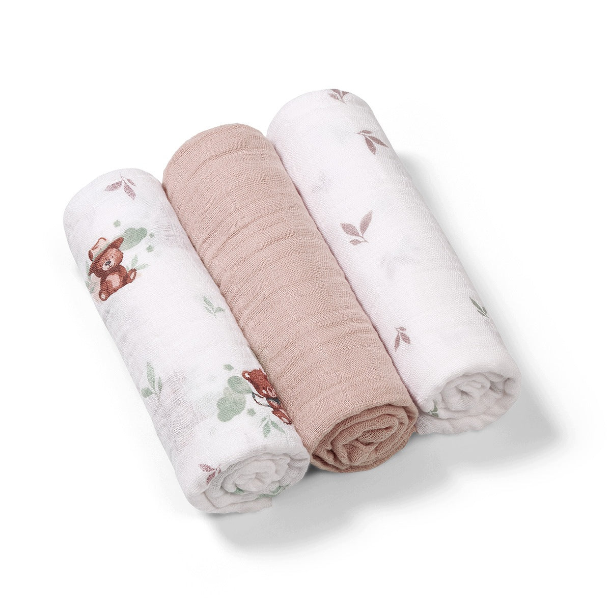 Muslin Diapers Thick Crocheted Diapers 100% Cotton 3 Pack Babyono Manufacturer code 348/14