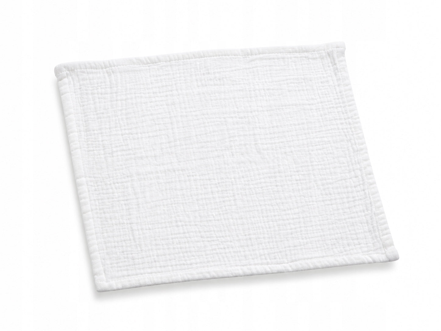 Muslin diaper 30x30 cm, downpour, handkerchief- white