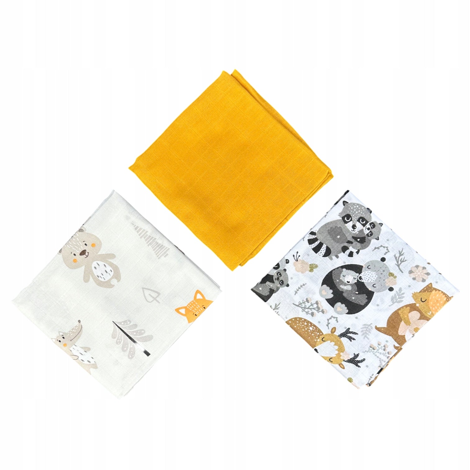 Muslin diapers large Plumeri 3x 70×70 cm – larger size, comfort Manufacturer code 5906657531452
