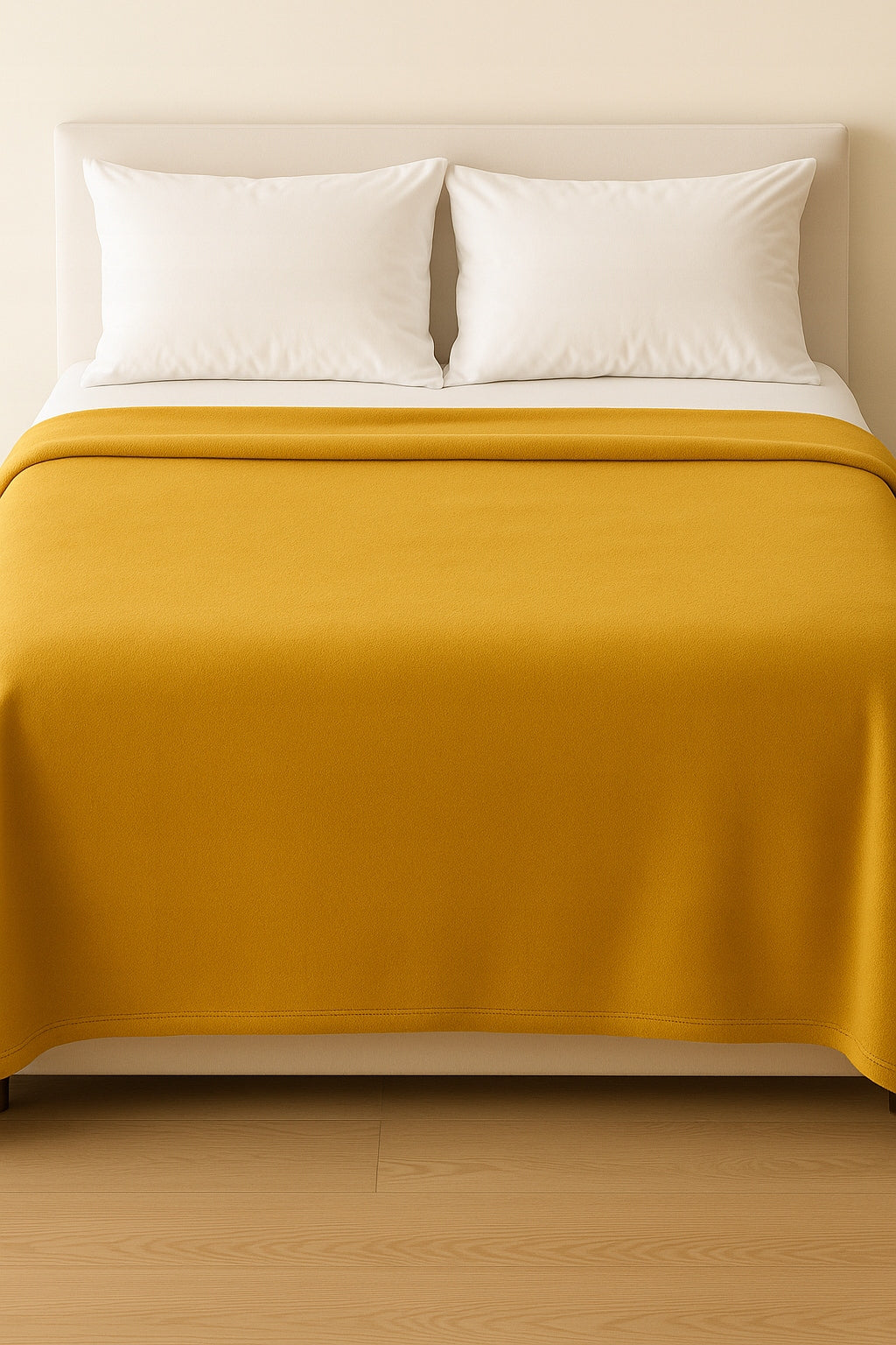 Mustard Blanket Smooth 160x200cm Soft Warm Cozy for Bedroom Living Room Manufacturer code ASC24126