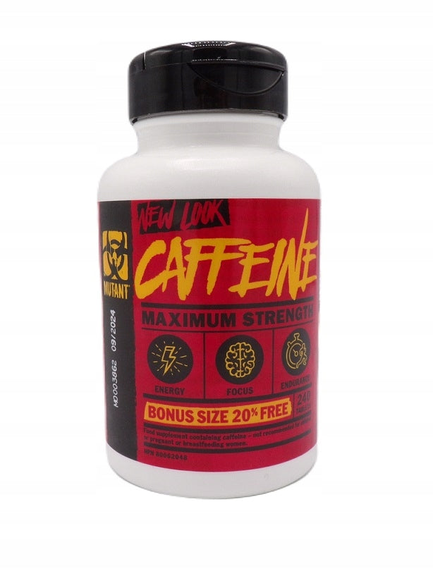 Mutant Caffeine 240 Tablets Caffeine Supplement Diet Energy