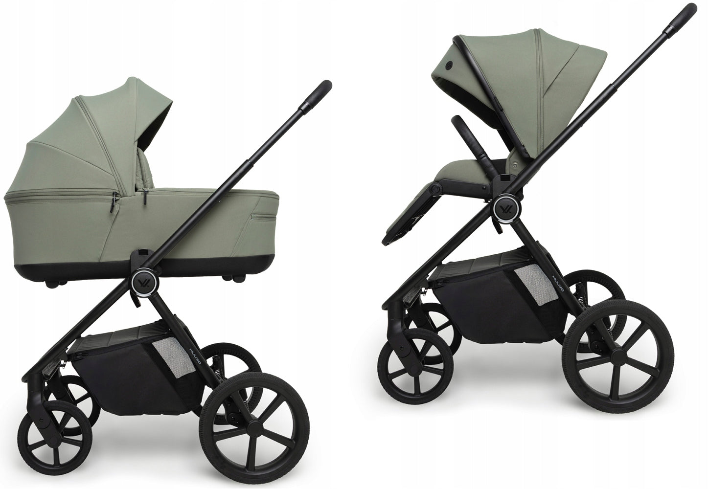 Muuvo ONE - multi-purpose trolley, set of 2in1 | Olive