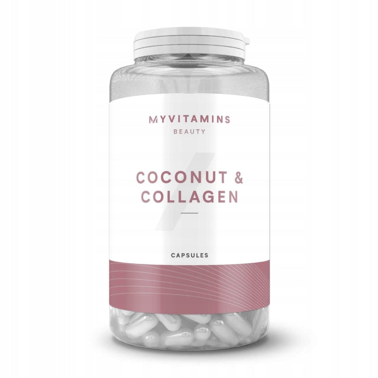 MyProtein MyVitamins Coconut and Collagen 180 capsules Brand Myprotein