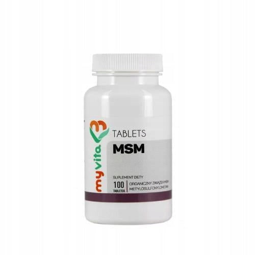 MyVita MSM 500 mg, healthy skin, joints , 100 tablets