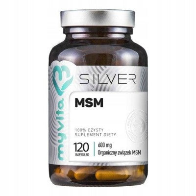 MyVita SILVER MSM, organic sulphur compound, joints, 120 capsules