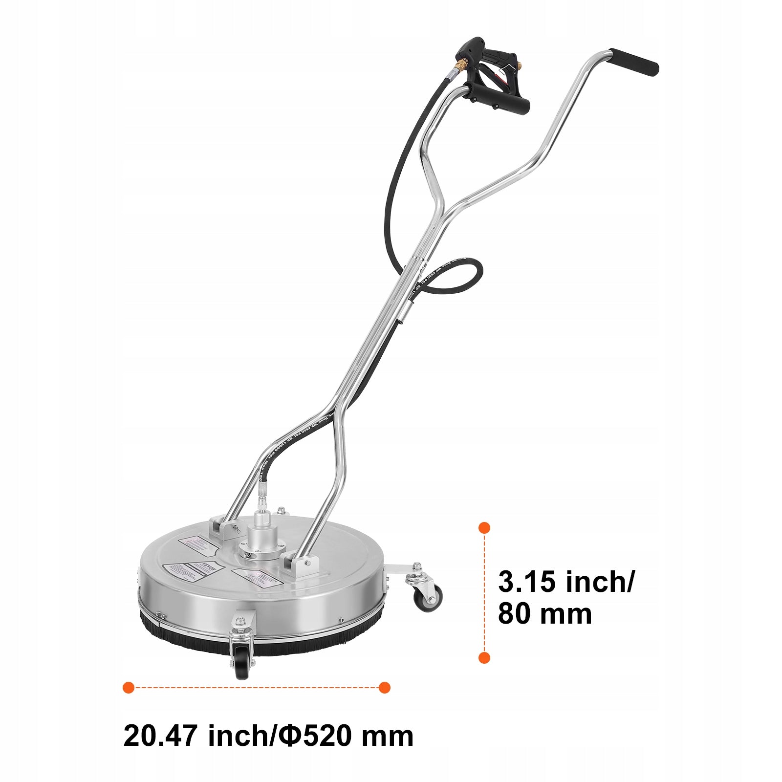Myjka Ciśnieniowa 4000PSI 535MM 4Koła Z Podwójny Uchwyt Szybkie Czyszczenie Manufacturer code GYQXJBMQJQ