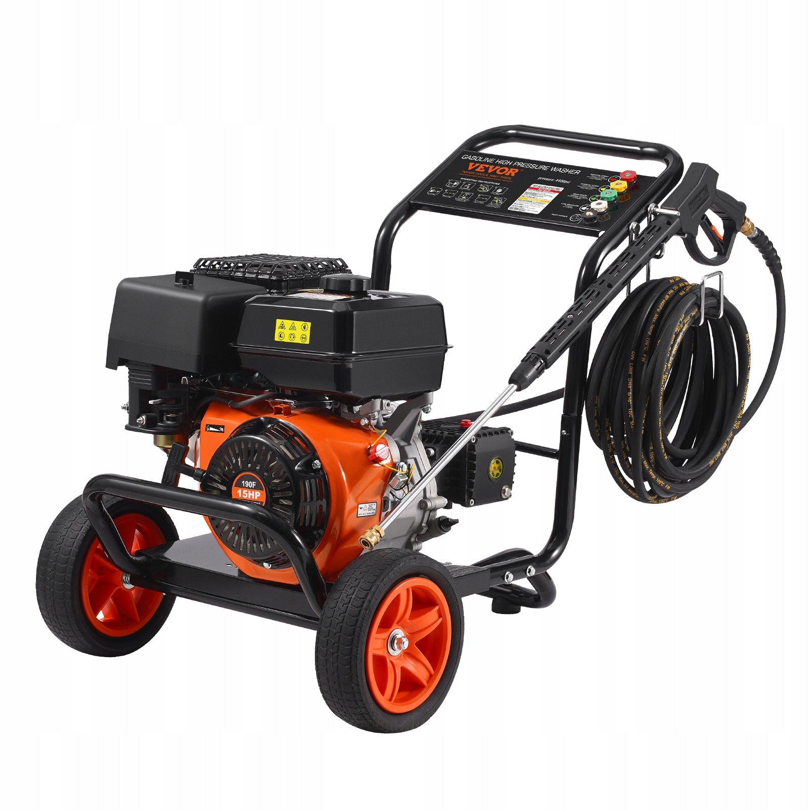 Myjka Ciśnieniowa 4400PSI 15L/MIN Z Zestawem 5 Dysz Do Samochodów Osobowych EAN (GTIN) 0197988810407