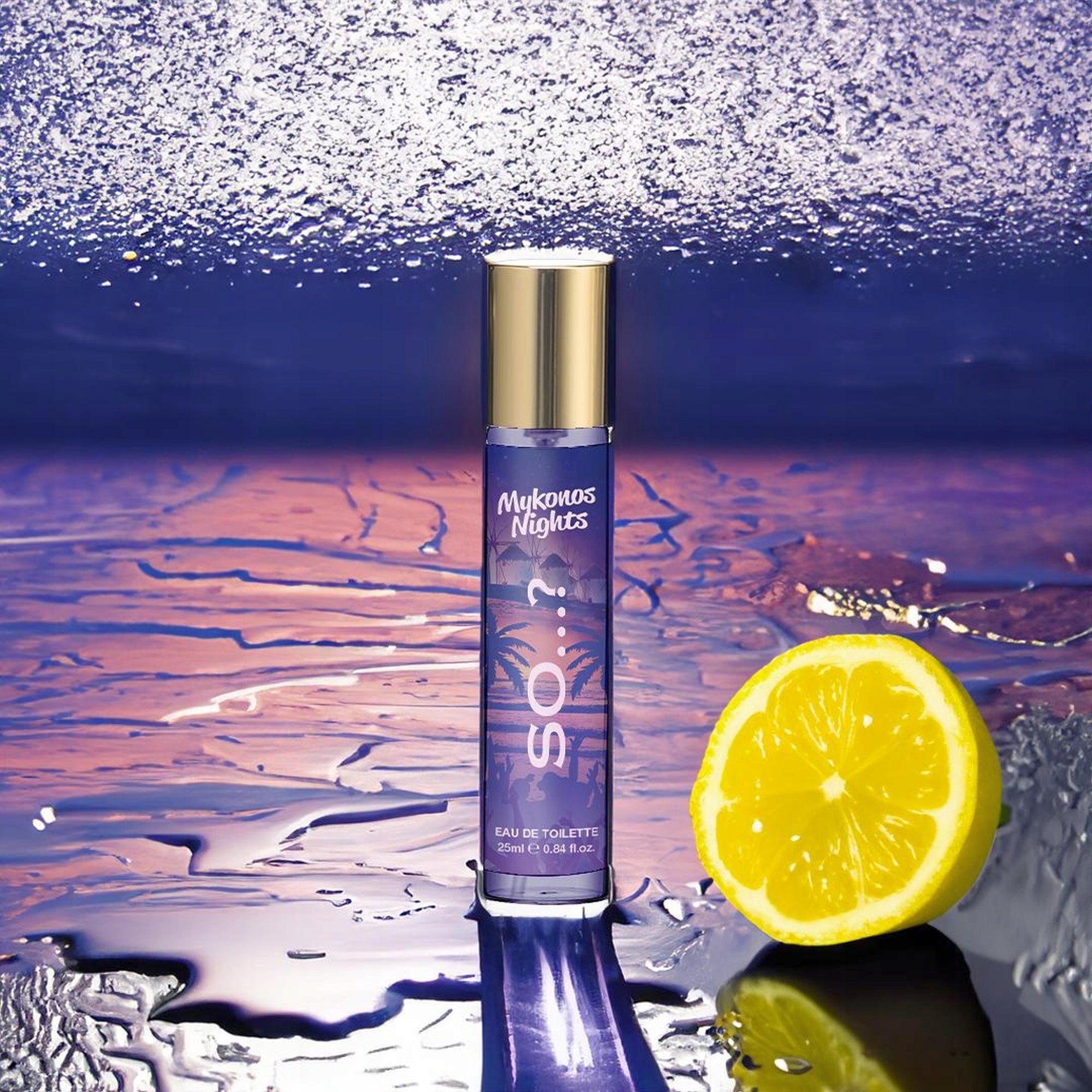 Mykonos Nights Eau De Toilette 25 ml, Women's Perfume Packaging volume 25 ml