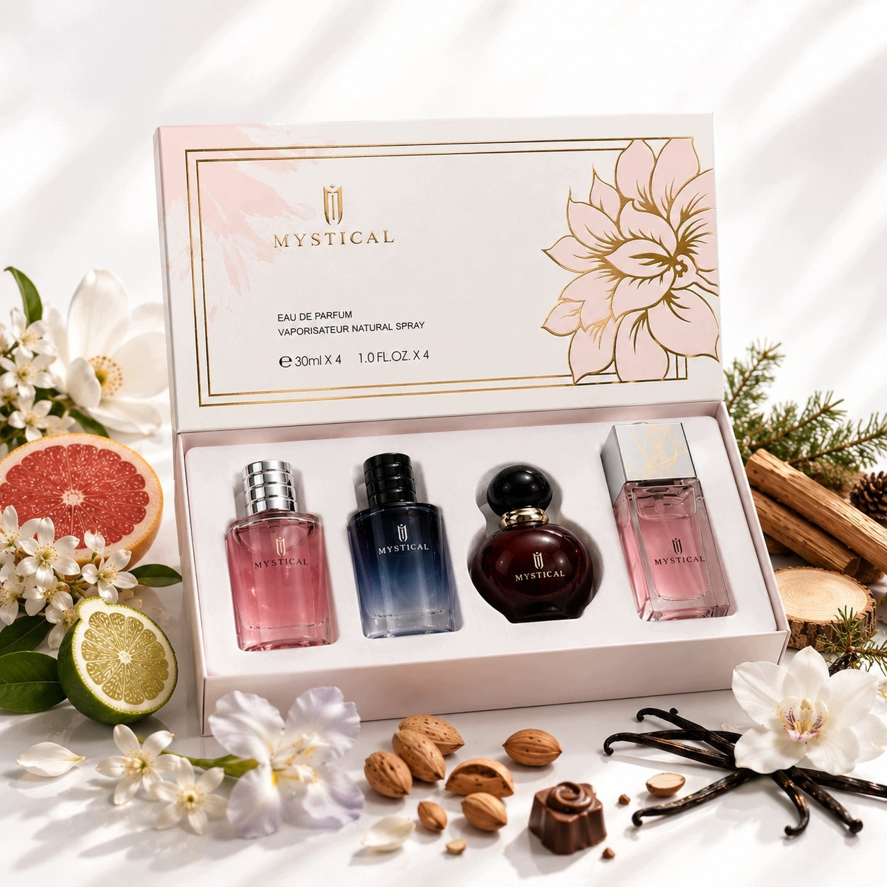 Mystical Eau de Parfum Gift Set – 4 × 30 ml Packaging volume 30 ml