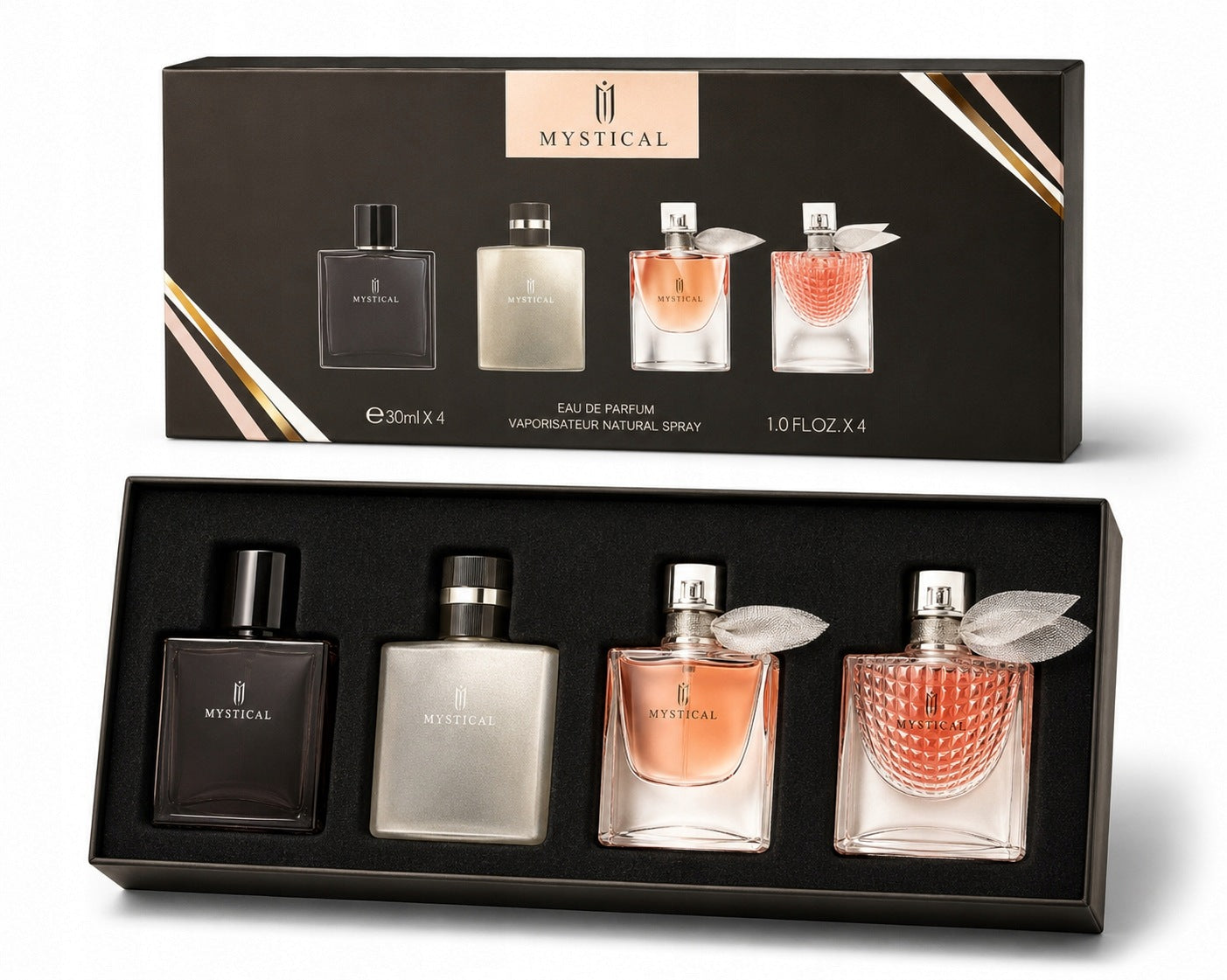 Mystical Perfume Gift Set 4 × 30 ml Eau de Parfum