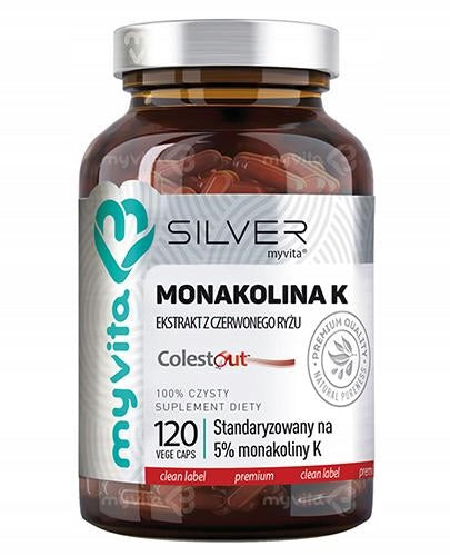 Myvita Silver Monacolin K 120 caps. red rice
