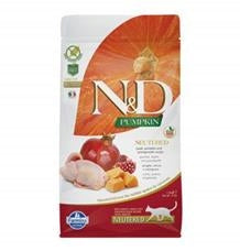 N&D GF Pumpkin CAT NEUTERED Quail & Pomegranate Varianta: 300g