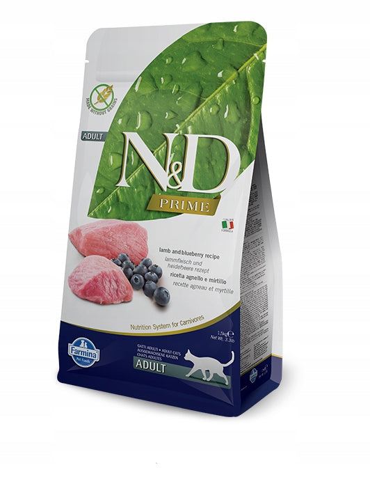 N&D PRIME CAT Adult Lamb & Blueberry Varianta: 300 g Brand Farmina